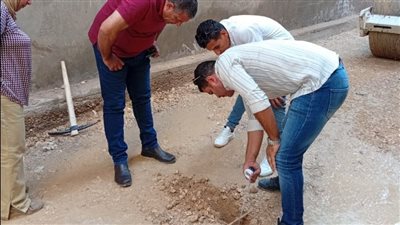 مشتول السوق يواصل رصف الشوارع الداخلية بالإنترلوك بتكلفة 3 ملايين جنيه