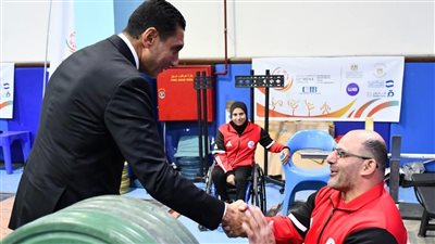 وزير الرياضة يتفقد المركز الأوليمبي ويلتقي منتخبات البوتشيا ورفع الأثقال وألعاب القوى البارالمبية