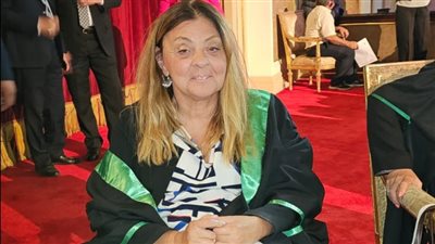 إيمان كريم تشهد احتفالية تكريم خريجي كلية دار العلوم بجامعة القاهرة (صور)