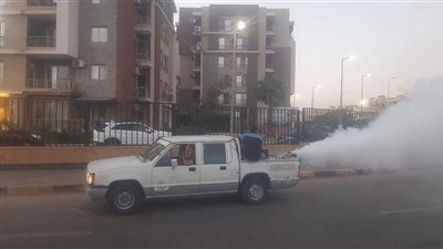 حملة لمكافحة الحشرات وتنفيذ أعمال الرش لمنع انتقال الأمراض بمدينة بالشروق
