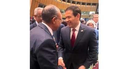 وزير الخارجية يبحث مع نظيره الأمريكي تطورات الملف السوداني