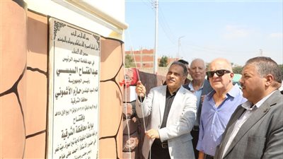 بتكلفة 700 ألف جنيه.. افتتاح بوابة مدخل ديرب نجم من اتجاه الدقهلية