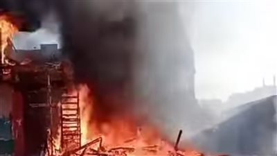 السيطرة على حريق نشب بورشة نجارة في الإسكندرية 