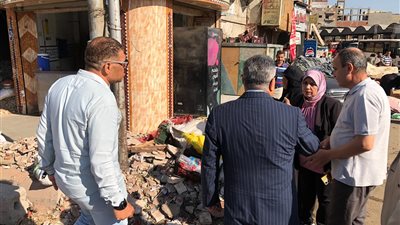 محافظ الدقهلية يتفقد أعمال التطوير الشامل بميدان سندوب 