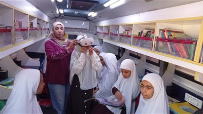 المكتبة المتنقلة في رحاب معهدَي البياضية الأزهرية بقنا