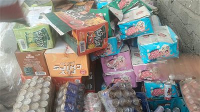 ضبط 2.15 طن دقيق بلدي ومنتجات غذائية منتهية الصلاحية بالغربية