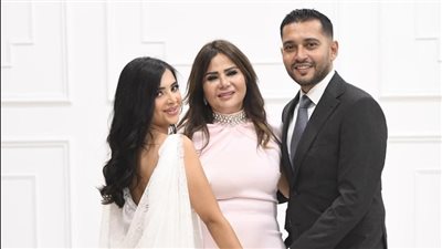 النائبة الوفدية أمل رمزي من عقد قران ابنتها على نجل صابرين