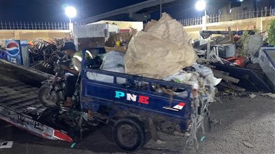 حملة لرفع الإشغالات بالقطاع الشمالي بمدينة 6 أكتوبر