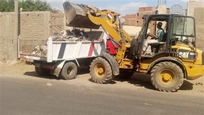 رفع 707 طنًا من بؤر المخلفات والتراكمات بمراكز ومدن وأحياء الغربية