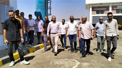 نائب رئيس الهيئة لقطاع المرافق يتفقد محطة صرف 8000 فدان بمدينة بدر