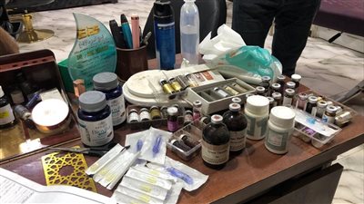 ضبط منتحلة صفة طبيبة داخل مركز تجميل بمشتول السوق بالشرقية 