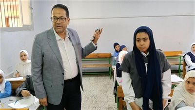 وكيل تعليم الغربية يتابع سير الدراسة بمدارس غرب طنطا