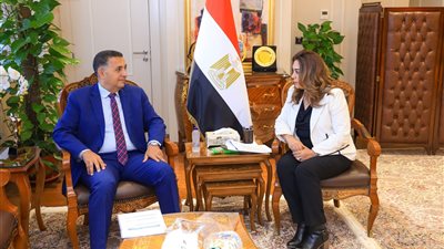 وزيرة التنمية تتابع مع محافظ القليوبية 
