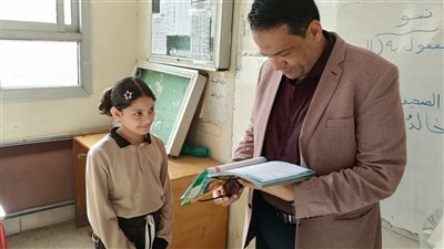 جولة لوكيل تعليم الغربية لمتابعة الدراسة بإدارة غرب طنطا التعليمية