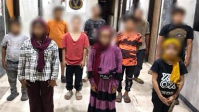 ضبط 10 متهمين باستغلال 12 طفلًا في التسول بالجيزة |تعرف على العقوبة المنتظرة 