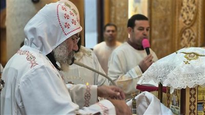 الأنبا صليب يترأس الأنشطة الروحية في كنيسة العذراء بميت غمر