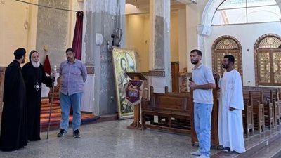 الأنبا بفنوتيوس يتفقد أوضاع الكنائس بإيبارشية سمالوط