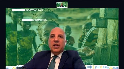 وزير الري يشارك في جلسة حول 