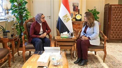 وزيرة التنمية المحلية تتابع مع محافظ الوادي الجديد المشروعات التنموية والخدمية 