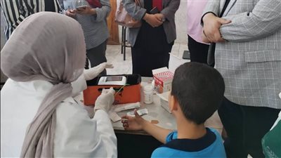 صحة الشرقية تفحص طلاب مدارس القنايات ضمن مبادرة سوء التغذية