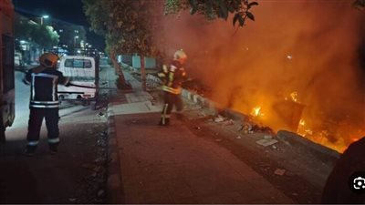 عاجل.. الدفاع المدني السوري يسيطر على حريق محطة تشرين