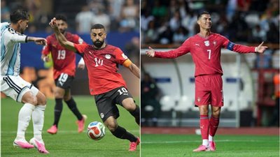 رونالدو وصلاح..تشابه في الصورة واختلاف التفاصيل داخل منتخبي مصر والبرتغال