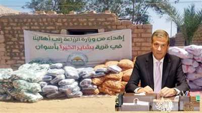 توزيع أطنان من الأغذية على أهالي بشاير الخير ١ و٢ وتوماس وعافية بأسوان