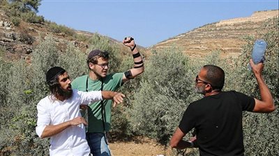 إصابة عشرات الفلسطينيين جراء هجوم مستوطنين على المزارعين بجنوب نابلس