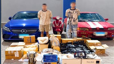 خدعة المواسير.. تفاصيل مداهمة شقة يديرها عنصرين إجراميين لإعادة تدوير مخدر البودر بالمنيرة الغربية