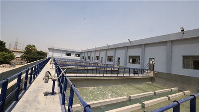 بدء التشغيل التجريبي للمرحلة الأولى من توسعات محطة مياه شمال حلوان