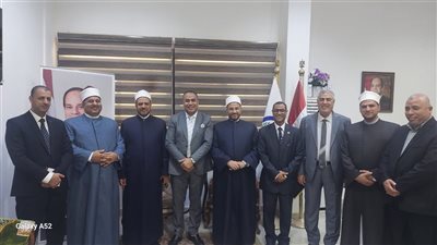 وفد البحوث الإسلامية يلتقي رئيس جامعة العريش ويؤكدون: الشباب يواجهون تحديات متزايدة