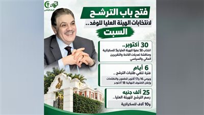 فتح باب الترشح لانتخابات الهيئة العليا.. السبت