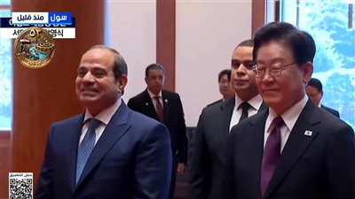 عاجل.. تفاصيل لقاء الرئيس السيسي ورئيس كوريا في سول