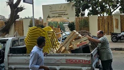 رئيس حي غرب القاهرة يقود حملة مكبرة بالزمالك لرفع الإشغالات وتطوير شارع الجزيرة