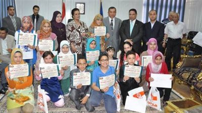هدهود يكرم أوائل الابتدائية بالبحيرة