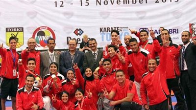 منتخب الكاراتيه يتصدر بطولة العالم بأندونيسيا