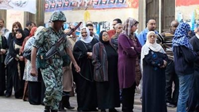 إقبال نسائي على لجان التصويت في أسيوط