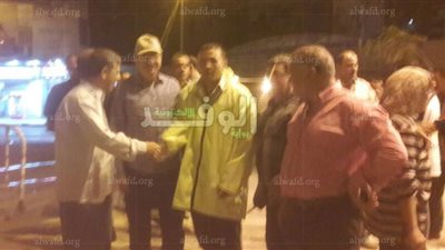 بالصور.. رئيس شركة الصرف الصحي بالإسكندرية يتفقد محاكاة كوبري كليوباترا