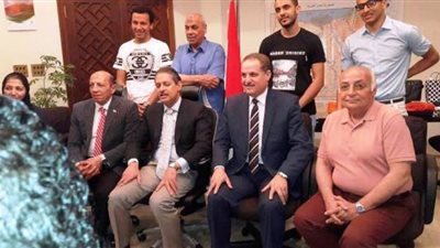 سفير مصر في السعودية يستقبل بعثة منتخب الكاراتيه